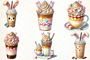 Easter Iced Coffee Sublimation, an Illustration by DreamCafeArt (Thumbnail 4 of 5)