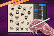 Halloween 209 Stamps Collection, a Brush Add-On by vectstudio (Thumbnail 18 of 39)