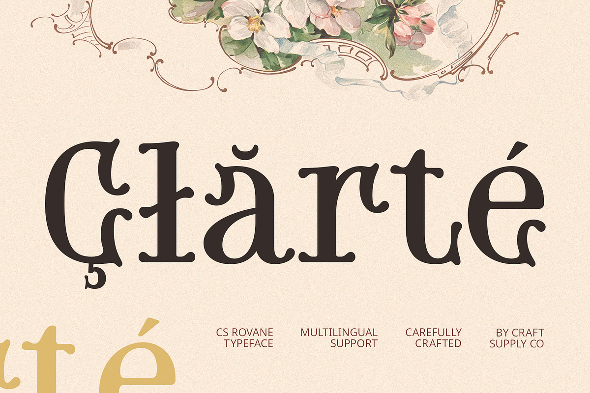 CS Rovane – Uncial Font, a Serif Font by Craft Supply Co. (Photo 6 of 8)
