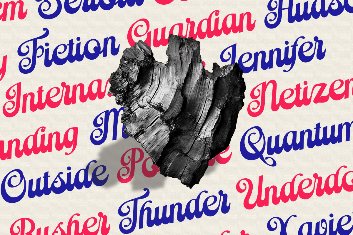 Lhasting Retro-Modern Script Font, a Script Font by Letter Fresh (Photo 7 of 10)