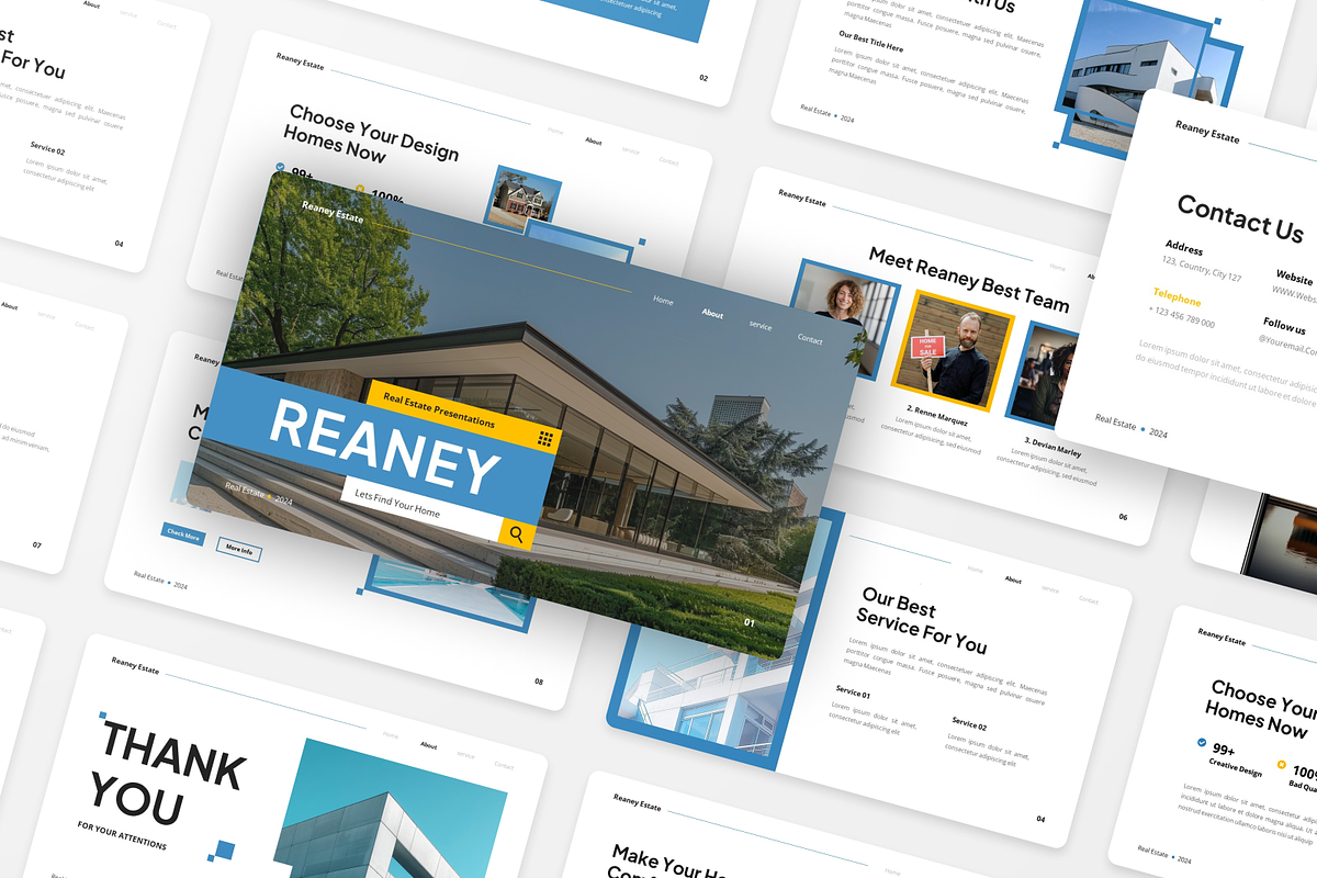 Reaney - Real Estate PowerPoint, a Presentation Template by Annora Studio (Photo 5 of 5)
