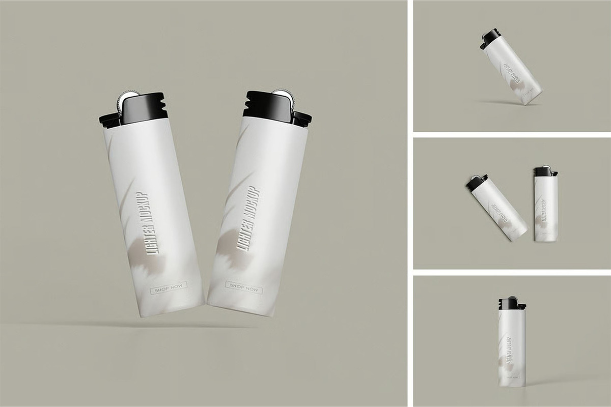Lighters Mockups, an Advertising Mockup by zpackcreative (Photo 1 of 5)