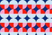 Geometrical pattern with circles, a Pattern Graphic by Art's and patterns (Thumbnail 4 of 4)
