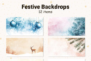 Christmas Watercolor Clipart Collect, a Graphic by IrenKlm (Thumbnail 10 of 11)