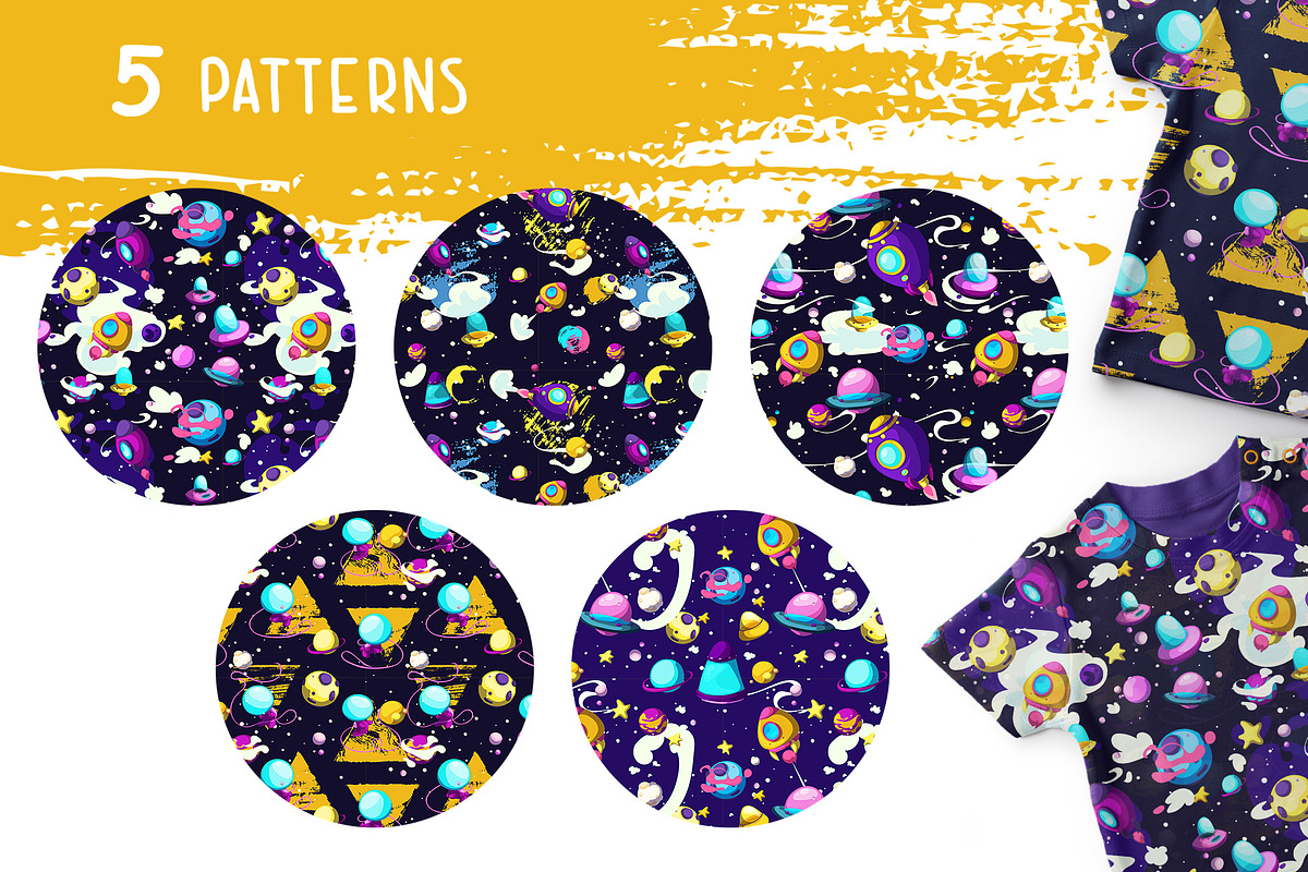 Space patterns, a Pattern Graphic by tata_ota (Photo 2 of 2)