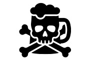 Pirate Skull Vector Icon, an Object Graphic by Gfx_Store (Thumbnail 10 of 14)