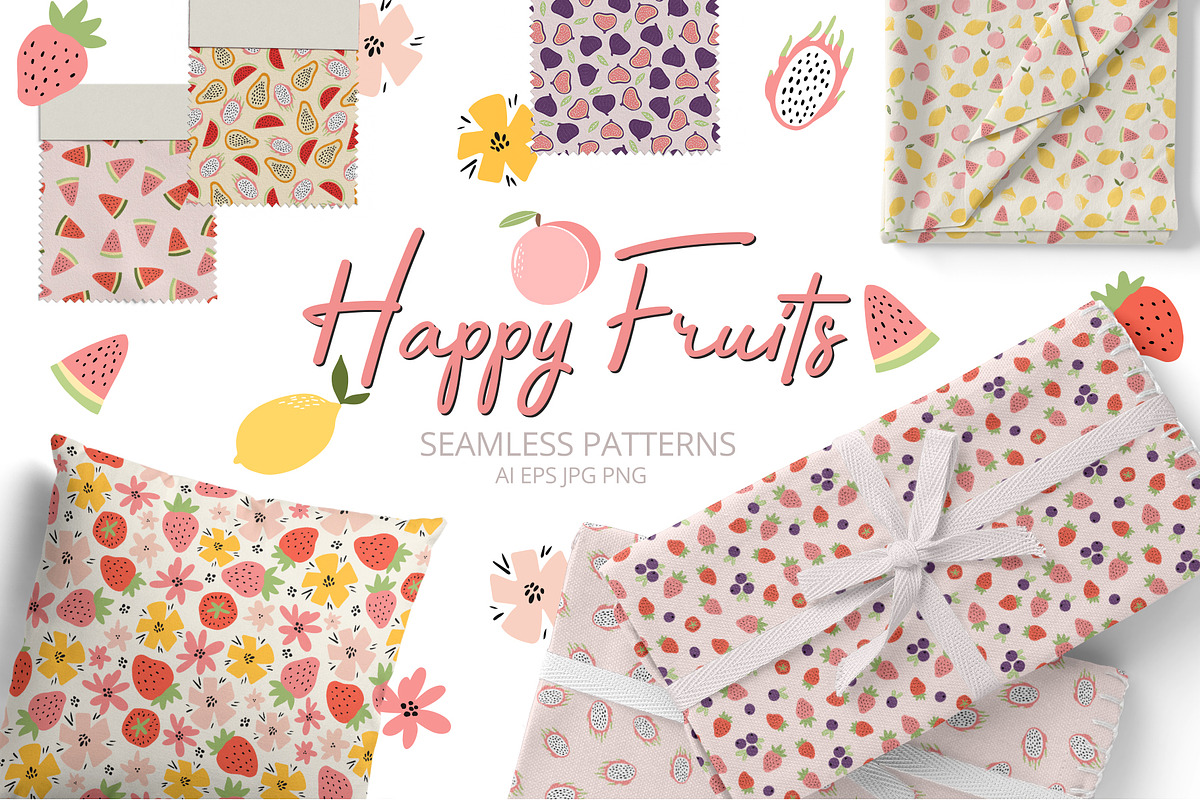 Graphic Bundle clipart & pattern, a Background Graphic by Cozy pattern shop (Photo 15 of 37)