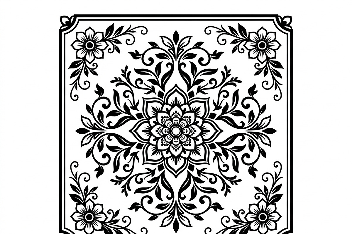 50 Elegant Floral Ornament Bundle, a Decorative Illustration by Amazin_art (Photo 25 of 42)