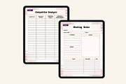 2025 Digital Craft Business Planner, a Stationery Template by Designmela01 (Thumbnail 6 of 8)