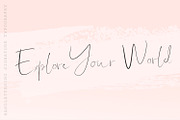 Shallou Signature Script Typeface, a Script Font by Drifter Studio (Thumbnail 6 of 9)