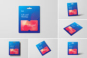Gift Card Mockups, a Packaging Mockup by artimasa (Thumbnail 1 of 8)