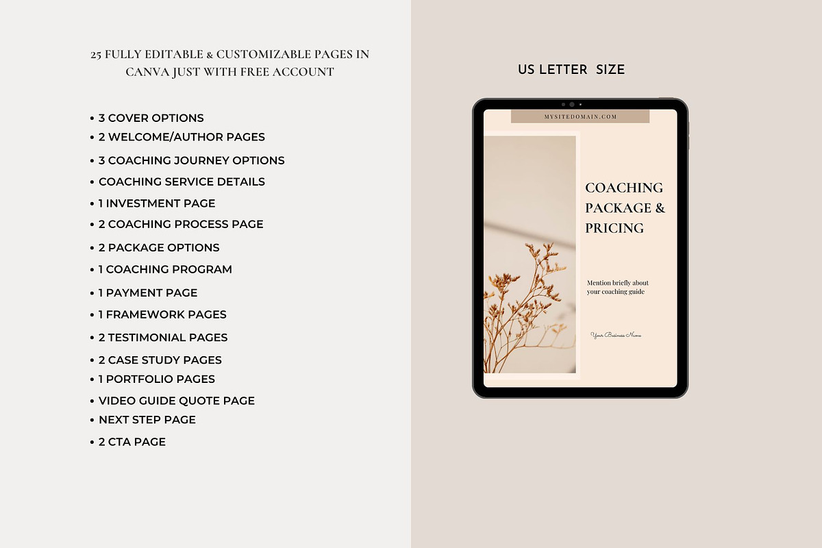 Client Welcome Services Bundle CANVA, a Brochure Template by Deepa Template Studio (Photo 12 of 23)