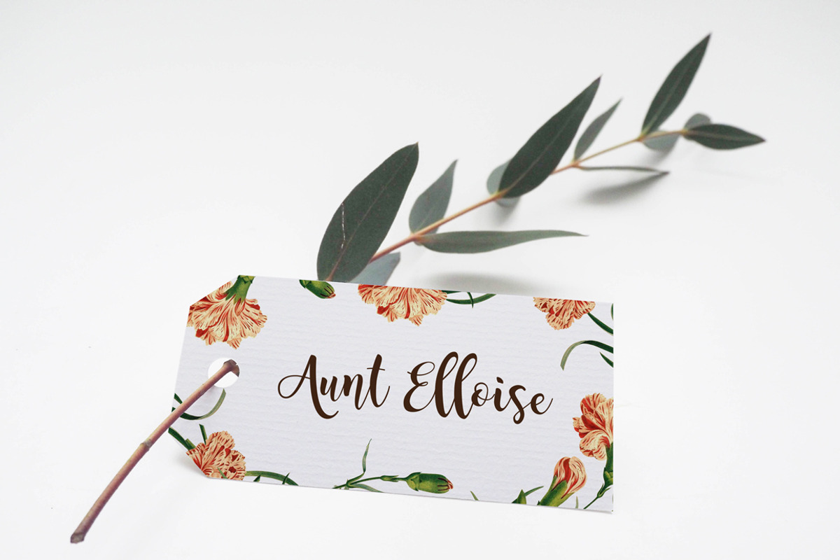 Name Place Card Mockup, a Print Template by Europe.graphics (Photo 1 of 3)