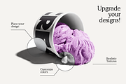 Ice Cream Cups Packaging Mockup, a Cups & Container Mockup by Creo.pt (Thumbnail 3 of 5)