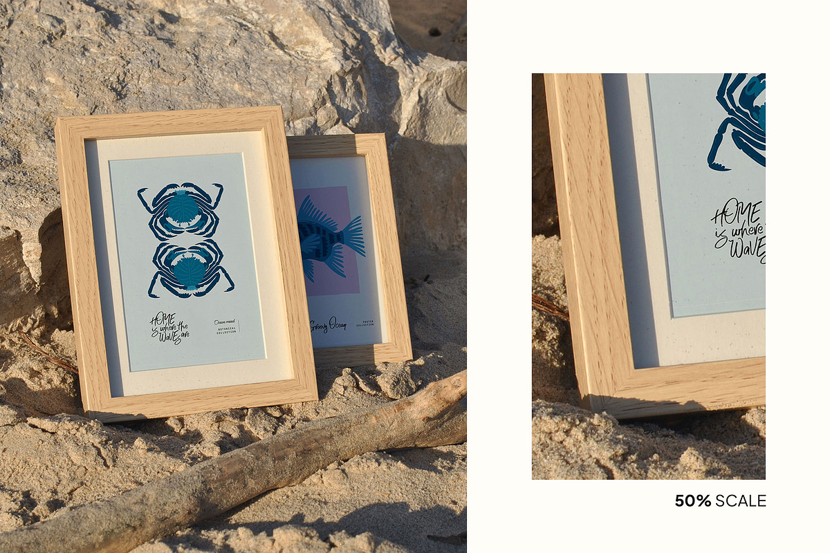 Ocean Sand | Frame Mockup, a Household Mockup by KetteCreate (Photo 6 of 16)