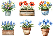 Colorful Flowers Arrangements, an Illustration by Designking (Thumbnail 5 of 5)