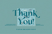 Tapak Dragon Serif Fonts, a Serif Font by mahstudios (Thumbnail 15 of 15)