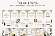 Instagram Carousel Post Luxe Canva, a Social Media Template by HerstedHertz (Thumbnail 3 of 10)