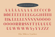 Tika Mikeva - Elegant Serif Typeface, a Serif Font by Morisco (Thumbnail 7 of 10)