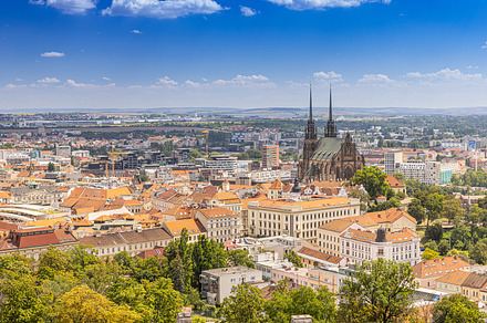 Cathedral of St. Peter and Petrov in Brno, a Photo by Grafvision photography