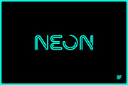 NEON | Display | 2 Styles | 1 Font, a Sans Serif Font by Superfried Font Shop (Thumbnail 1 of 8)