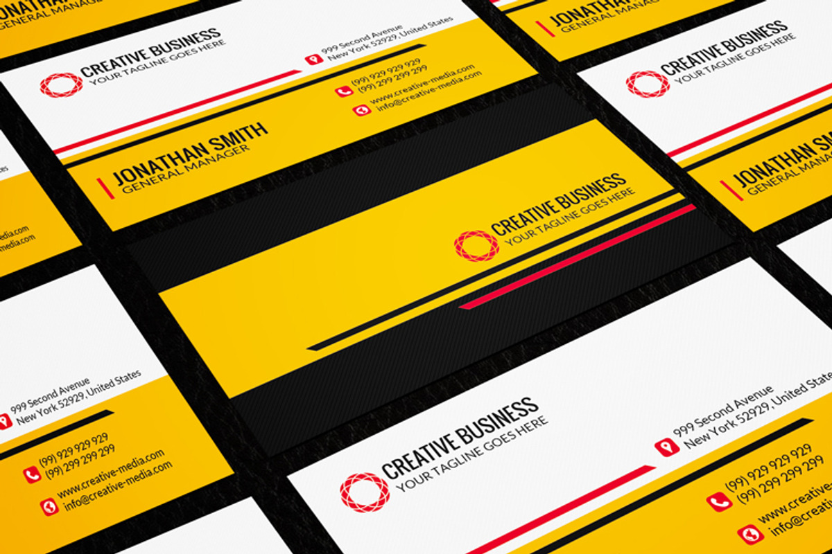 Modern Business Card CM030, a Business Card Template by annozio (Photo 4 of 4)