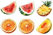 Fresh Summer Fruit PNG Bundle, an Illustration by Pixels.Craft (Thumbnail 4 of 10)
