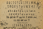 Messy Ink Pen Handwriting Font, a Handwritten Font by Groovy Fonts by Mindy (Thumbnail 2 of 6)