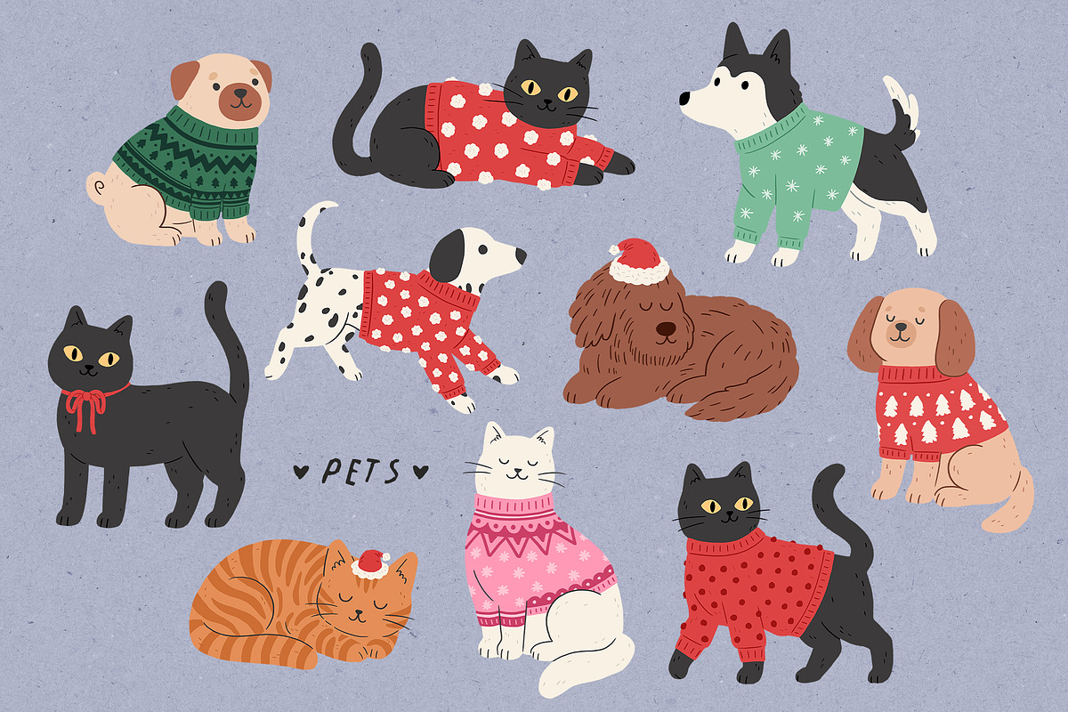 Yuletide Whimsy - PNG Illustrations, an Object Graphic by Dina Mae (Photo 5 of 17)