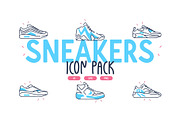 Sneakers Icons, a Sport Illustration by iconfield (Thumbnail 1 of 5)
