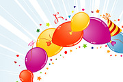 Birthday, Carnival, Christmas Decor, a Decorative Illustration by TAlex (Thumbnail 2 of 6)