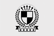 Royal Shield Logo Template Vector, an Illustration by Amazin_art (Thumbnail 12 of 18)