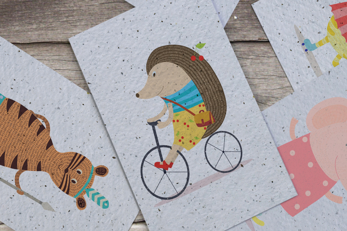Kids Zoo Alphabet with cute animals!, an Object Graphic by Lana Samokhina (Photo 4 of 7)