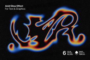 Acid Glow Text & Logo Effect, a Layer Style Add-On by Design Squad