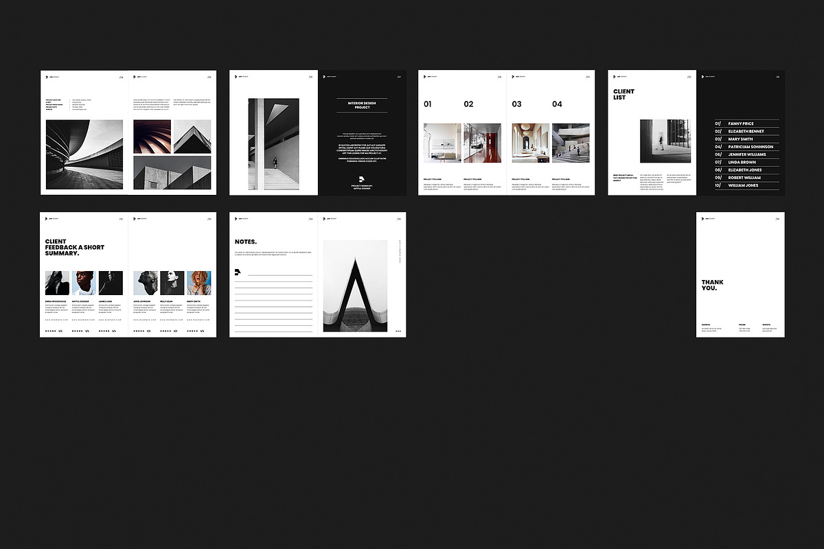 Architecture Portfolio Template, a Brochure Template by ArtisanaAura (Photo 18 of 18)