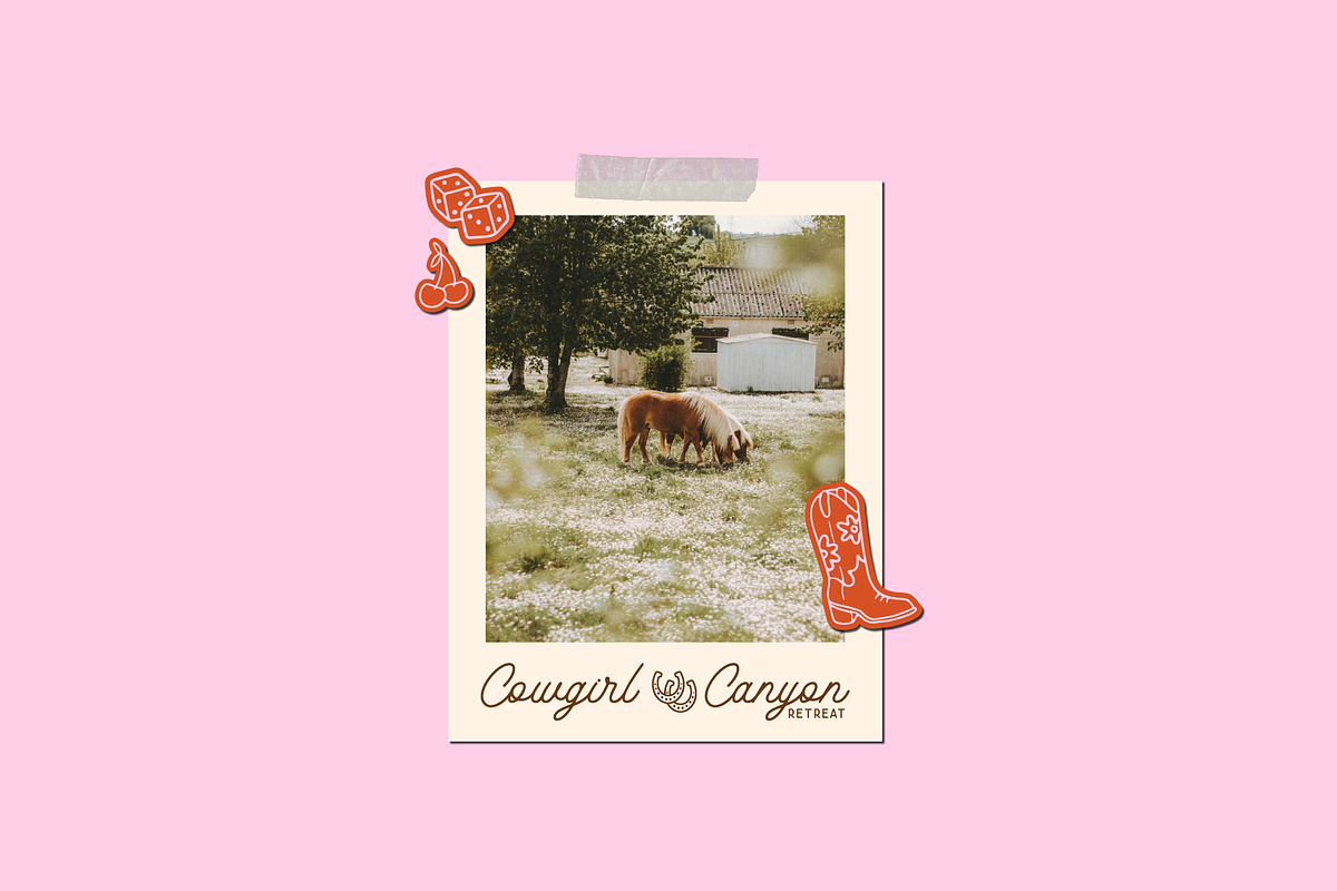 Lucky Cowgirl Icon Pack Collection, an Outline Icon by Pink Tiger Creative (Photo 5 of 5)