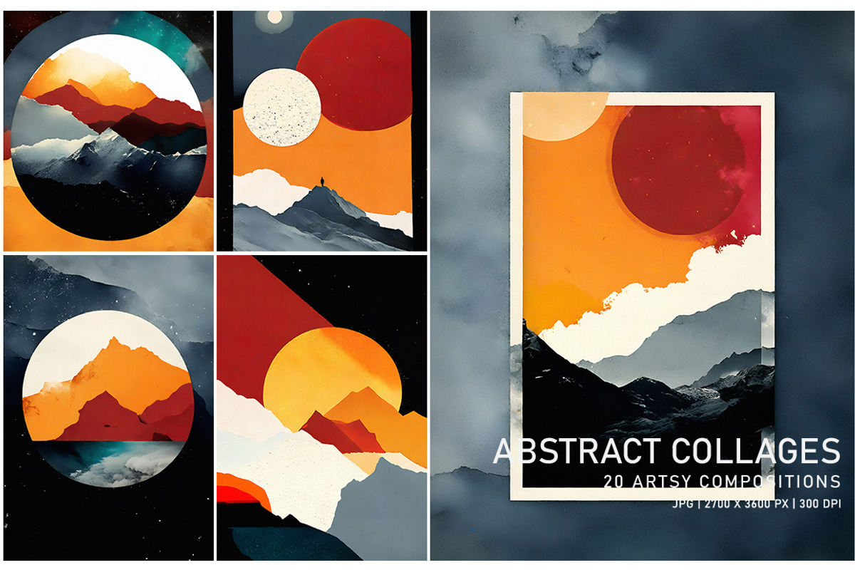 Abstract Collages, a Decorative Illustration by Digital Art Creations (Photo 3 of 8)