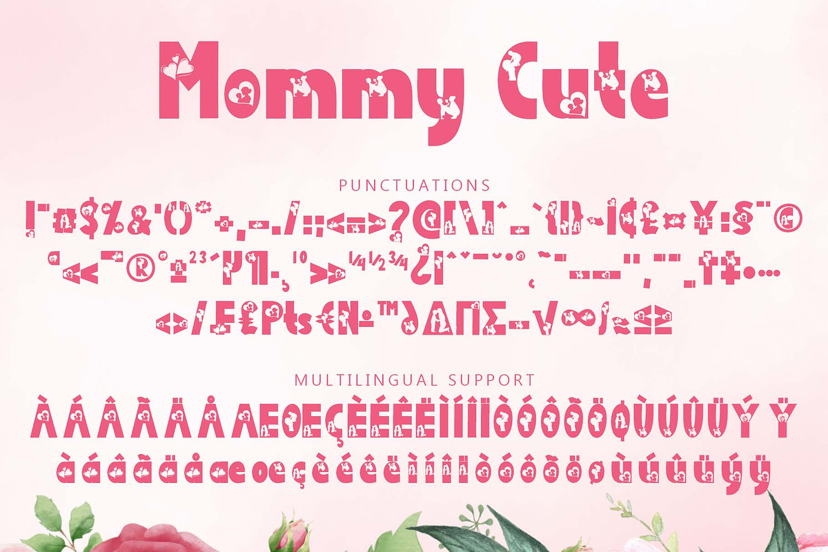 Mommy Cute, a Handwritten Font by Yoga Letter (Photo 5 of 5)