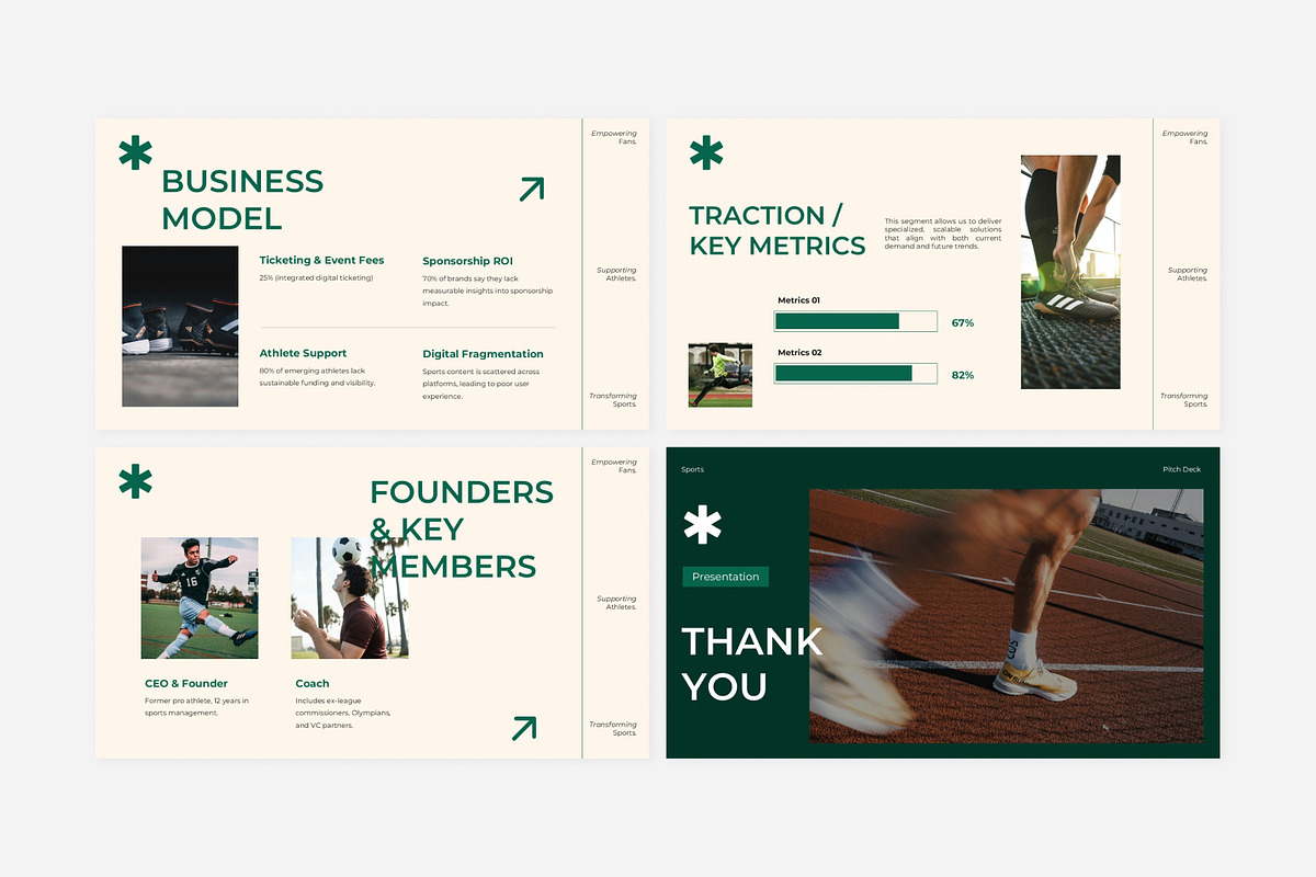 Sport Pitch Deck Powerpoint Template, a Presentation Template by Eklip Studio (Photo 5 of 6)