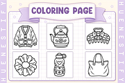 Comfy Girl Coloring Book, a Decorative Illustration by HueNestify (Thumbnail 2 of 4)