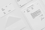 Minimal White Brand Mockup Pack, a Product Mockup by S48 Mockups (Thumbnail 8 of 9)