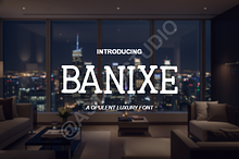 Banixe Elegant Luxury Serif Font - M