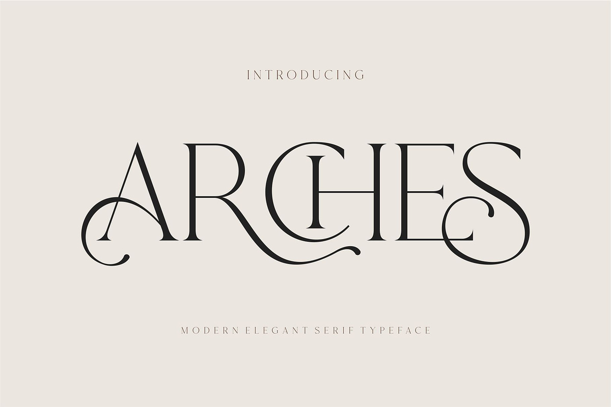Arches Modern Serif Typeface, a Serif Font by Dylla_studio (Photo 1 of 16)