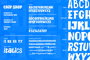 Chip Shop A Straight Cut Poster Font, a Sans Serif Font by Wingsart Studio (Thumbnail 3 of 15)