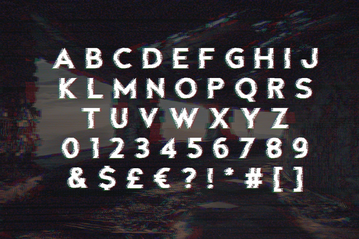Fault - Glitch Font, a Font by Medialoot (Photo 2 of 3)