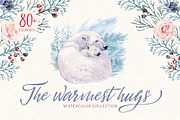 THE WARMEST HUGS Watercolor set, an Illustration by Lemaris (Thumbnail 1 of 10)