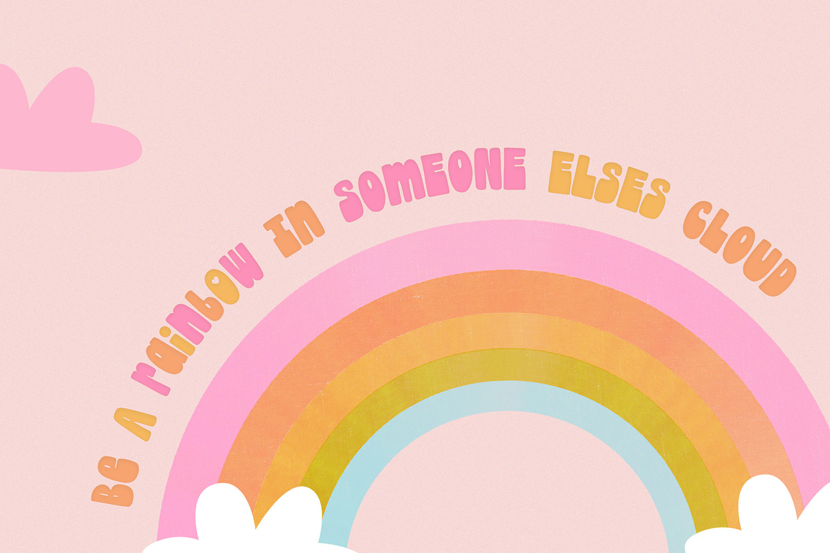 Groovy Love Font, a Sans Serif Font by Salt & Pepper Designs (Photo 2 of 8)