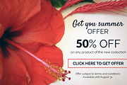Summer offer banners, a Templates & Theme by Khryna Designs (Thumbnail 1 of 2)