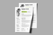 Modern Executive Resume Template, a Resume Template by PixelStudio (Thumbnail 4 of 5)