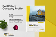Real Estate Company Profile, a Brochure Template by Graphic Template (Thumbnail 1 of 13)